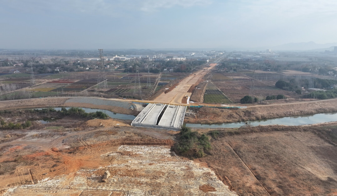 南海路连接线项目开启“攻坚冲刺”模式