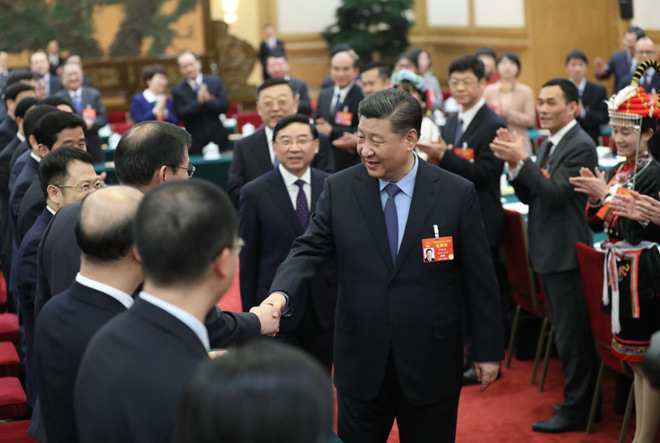 2019年3月10日，習近平參加十三屆全國人大二次會議福建代表團的審議。