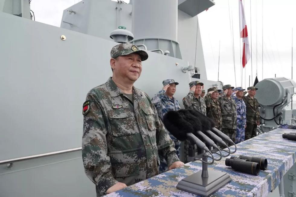 習(xí)近平領(lǐng)航人民海軍逐夢(mèng)深藍(lán) 