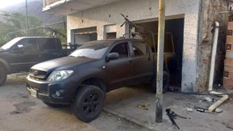 委内瑞拉总检察长公布的雇佣兵使用的车辆 本文图片均来自 央视新闻