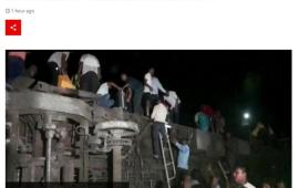 印度发生“本世纪最严重列车相撞事故” 已致数百人死伤