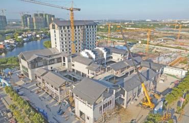 芜湖市江北新区商业街项目建设顺利推进