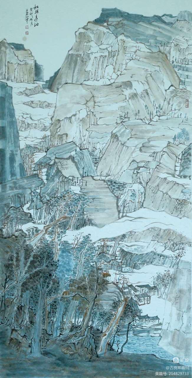 墨道修心——古良常山水画会5周年作品展暨中国画名家邀请展(上)(图54)