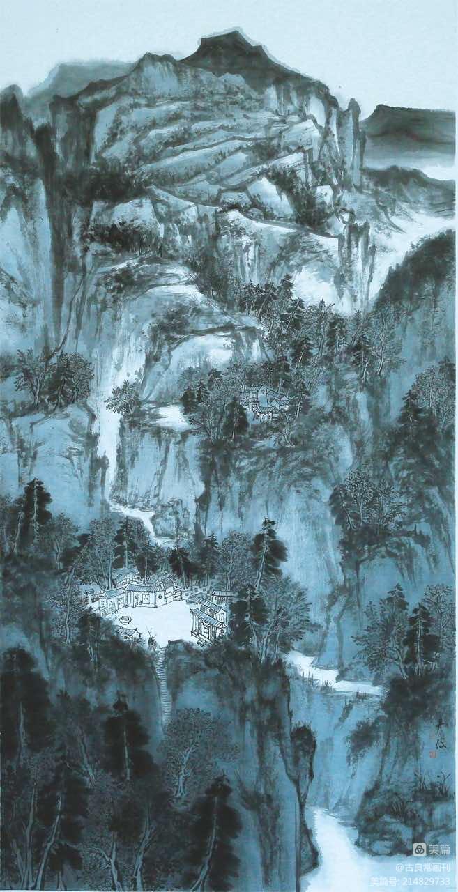 墨道修心——古良常山水画会5周年作品展暨中国画名家邀请展(上)(图56)