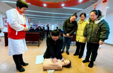 蚌埠首家社区红十字急救站成立