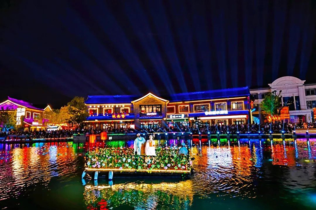 文一津門水街景區(qū)。