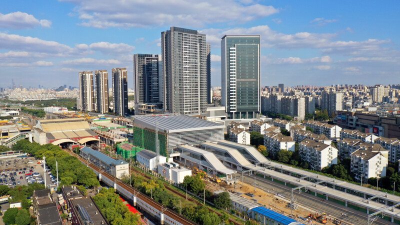 鐵路莘莊站預(yù)計12月25日運營 .jpg