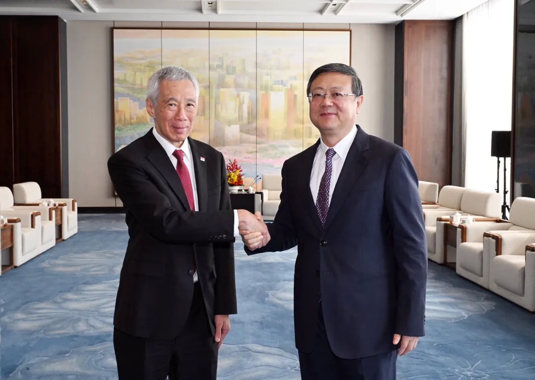 陳吉寧會見新加坡國務資政李顯龍。 陳正寶 攝.jpeg