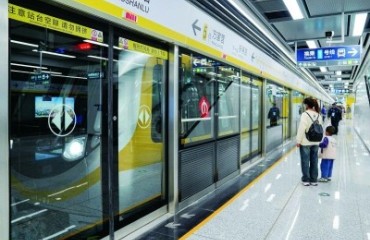 南京地铁5号线南段昨日开通初期运营