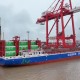 全球最大 世界首制万吨级纯电集装箱船在沪交付