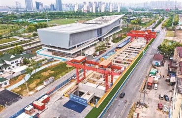 装配叠合式地铁车站亮相