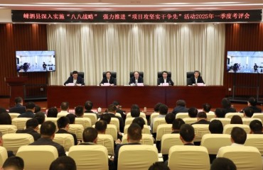 嵊泗县召开深入实施“八八战略”强力推进“项目攻坚 实干争先”活动2025年一季度考评会