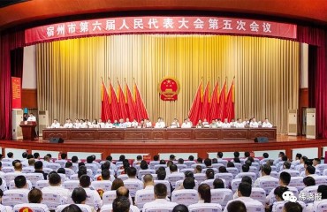 宿州市第六届人民代表大会第五次会议召开 杨军出席会议并讲话 任东当选市长