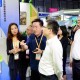 闵行区领导调研老博会养老科技展区