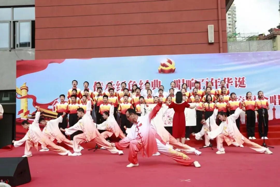 瑤海區(qū)合肥市第三十八中合唱節(jié)活動(dòng)。合肥市委宣傳部供圖