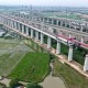 巢馬鐵路架梁忙