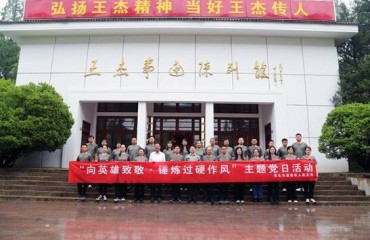 淮北市退役軍人事務(wù)局開(kāi)展“向英雄致敬·錘煉過(guò)硬作風(fēng)”主題黨日活動(dòng)