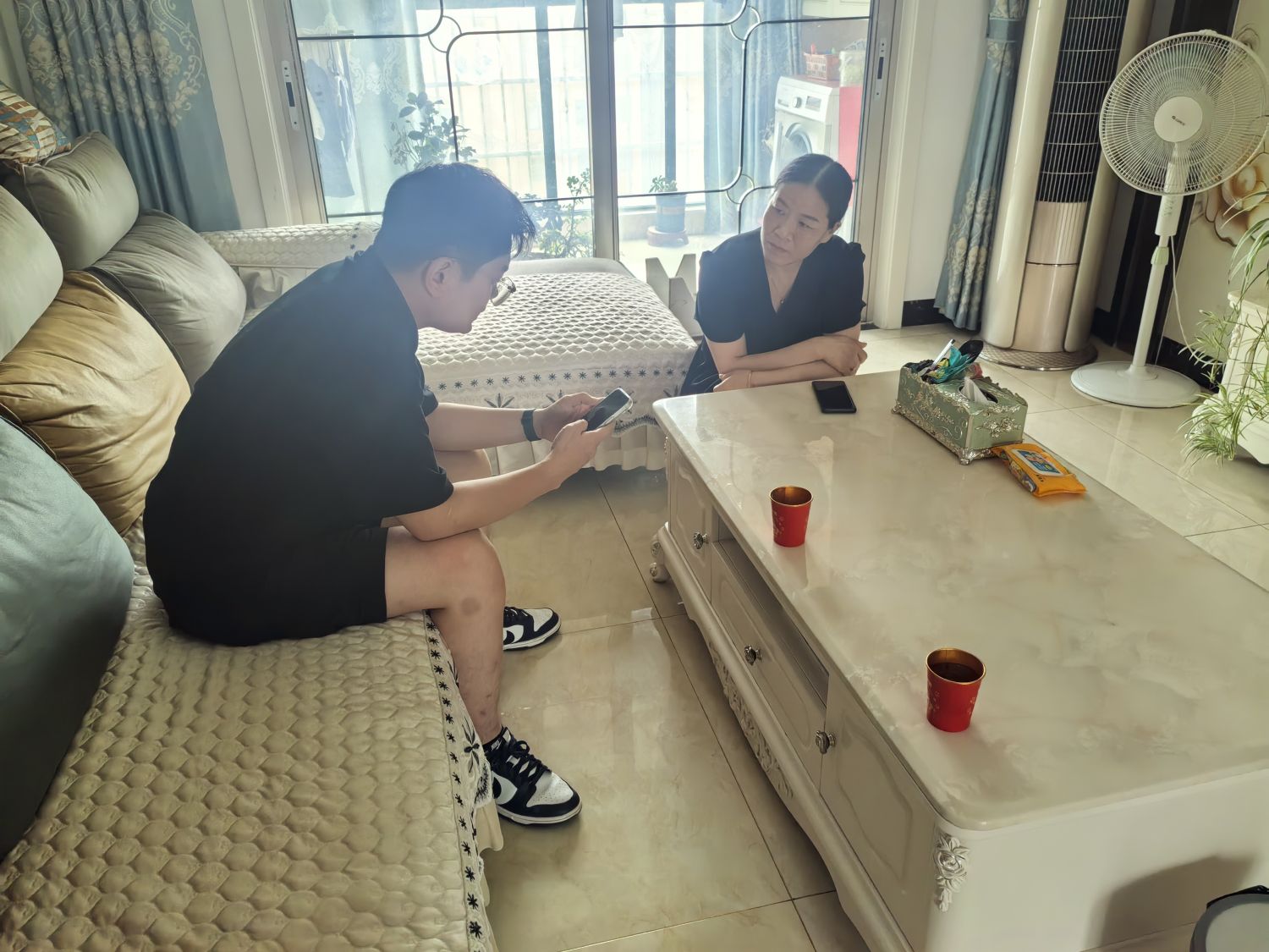 李旭老師家訪