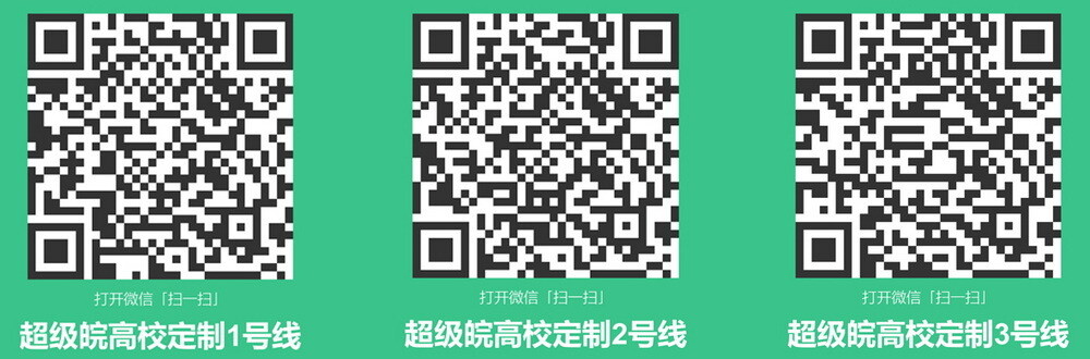 超級(jí)皖美食爭(zhēng)霸賽高校定制專線二維碼