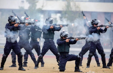 全市公安巡特警实战练兵比武