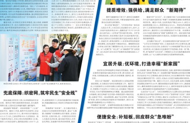 铜陵日报专题报道铜官区30项民生实事落地见效
