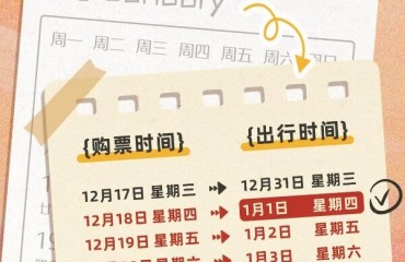 别错过！元旦火车票，即将起售