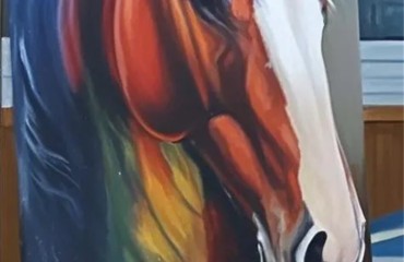 丹青绘骏马，巨匠展风华：探秘北鸿的艺术世界