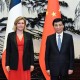 王滬寧會見法國國民議會議長布朗-皮韋