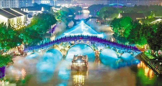 水网密布的长三角兴起水上游 泛舟诗画间 催生新商机