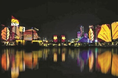 钱江新城秋季主题灯光秀上线