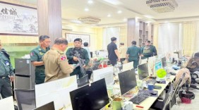 柬埔寨警方捣毁西港电诈窝点逮捕263人