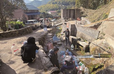 山泉“诱”人，黄岩宁静山村陷“甜蜜烦恼”