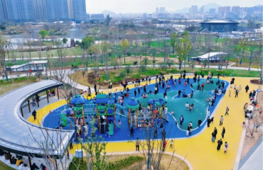 林宅公园试开放 乐清柳市镇城市生态会客厅迎客