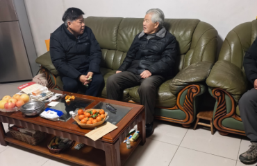 情系老党员 新春送温暖        ——淮北市国防动员办开展春节走访慰问活动