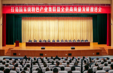 打造国家级特色产业集群暨全县高质量发展推进会召开