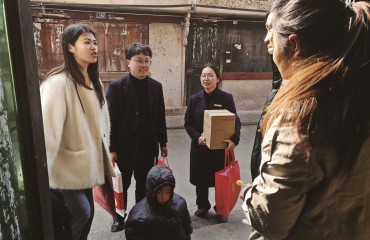 工行臺州路橋蓬街支行開展貧困兒童走訪慰問活動