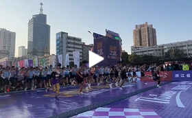 從三江口到東錢湖，2.7萬人在寧波最美賽道跑向春天里