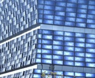 水波漣漪，京杭大運(yùn)河博物院二期藍(lán)色琉璃幕墻驚艷亮相