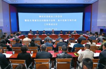 区委政法工作会议暨民生领域信访问题集中治理、集中化解专项行动工作推进会议召开 - 铜官区人民政府