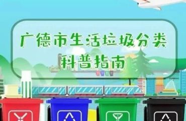 廣德市生活垃圾分類科普指南來啦……