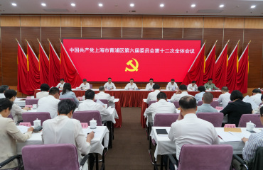 打造想为善为敢为慎为干部队伍，勇挑长三角创新枢纽建设重任！青浦六届区委十二次全会举行