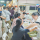 区中医院“健康夜市”亮相江海文化公园