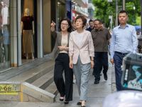 闵行区领导现场检查指导应对台风“沙德尔”工作
