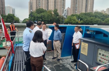上海市交通委副主任张欣带队开展中秋国庆节前安全生产督导检查