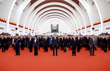 上海市政府举行国庆招待会 陈吉宁朱忠明与中外来宾共庆中华人民共和国成立77周年