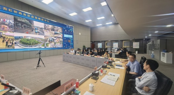 上海市交通委指挥中心赴上海虹桥应急响应中心及HOC运控中心开展调研交流