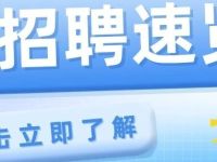 转发给找工作的朋友！多个岗位可选