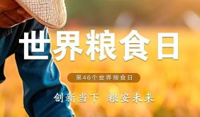 世界粮食日 | 节约粮食，从你我做起！