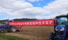全市冬种作物精量播种技术实训活动在定海举办
