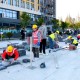 泰兴市举办建筑砌筑工职业技能大赛
